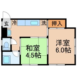 第三米井ビルの物件間取画像